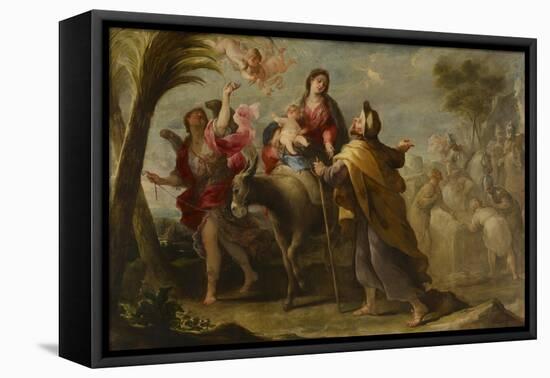 The Flight into Egypt, 1669-Jose Moreno-Framed Stretched Canvas