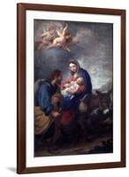 The Flight into Egypt, 17th Century-Bartolomé Esteban Murillo-Framed Giclee Print