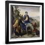 The Flight into Egypt, 1828-Julius Schnorr von Carolsfeld-Framed Giclee Print