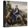 The Flight into Egypt, 1828-Julius Schnorr von Carolsfeld-Stretched Canvas