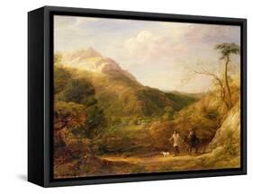 The Flight into Egypt, 1841-John Linnell-Framed Stretched Canvas