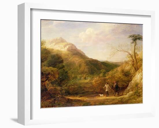 The Flight into Egypt, 1841-John Linnell-Framed Giclee Print