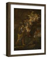 The Flight into Egypt by Filippo Lauri-Filippo Lauri-Framed Giclee Print