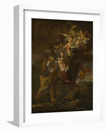 The Flight into Egypt by Filippo Lauri-Filippo Lauri-Framed Giclee Print