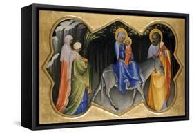 The Flight into Egypt, C.1405-Lorenzo Monaco-Framed Stretched Canvas