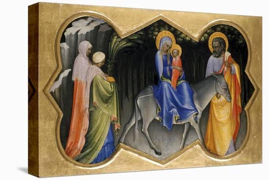 The Flight into Egypt, C.1405-Lorenzo Monaco-Stretched Canvas