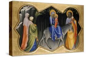 The Flight into Egypt, C.1405-Lorenzo Monaco-Stretched Canvas