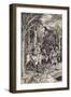 The Flight into Egypt, C.1500-Albrecht Dürer-Framed Giclee Print