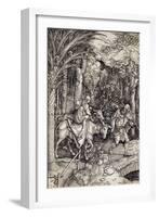 The Flight into Egypt, C.1500-Albrecht Dürer-Framed Giclee Print