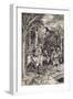 The Flight into Egypt, C.1500-Albrecht Dürer-Framed Giclee Print