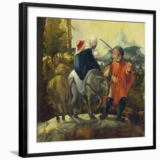 The Flight into Egypt, C. 1525-30-Wolf Huber-Framed Giclee Print