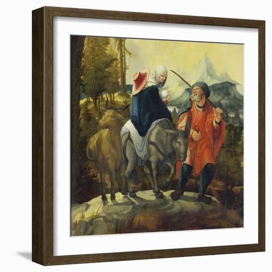 The Flight into Egypt, C. 1525-30-Wolf Huber-Framed Giclee Print