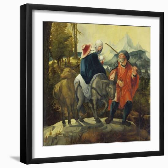 The Flight into Egypt, C. 1525-30-Wolf Huber-Framed Giclee Print