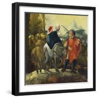 The Flight into Egypt, C. 1525-30-Wolf Huber-Framed Giclee Print