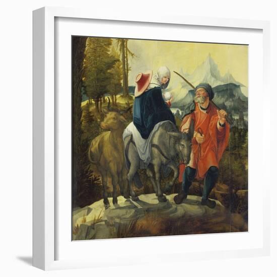 The Flight into Egypt, C. 1525-30-Wolf Huber-Framed Giclee Print