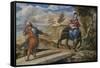 The Flight into Egypt, C. 1570-El Greco-Framed Stretched Canvas