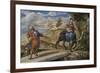 The Flight into Egypt, C. 1570-El Greco-Framed Premium Giclee Print