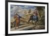 The Flight into Egypt, C. 1570-El Greco-Framed Premium Giclee Print