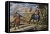 The Flight into Egypt, C. 1570-El Greco-Framed Stretched Canvas