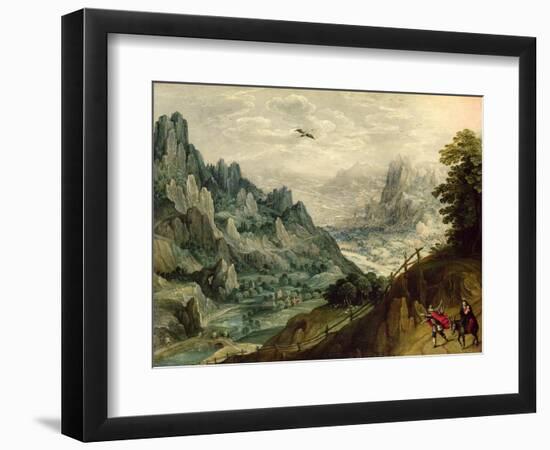 The Flight Into Egypt, c.1598-1623-Tobias Verhaecht-Framed Giclee Print