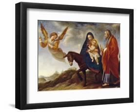 The Flight into Egypt, c.1648/50-Carlo Dolci-Framed Premium Giclee Print