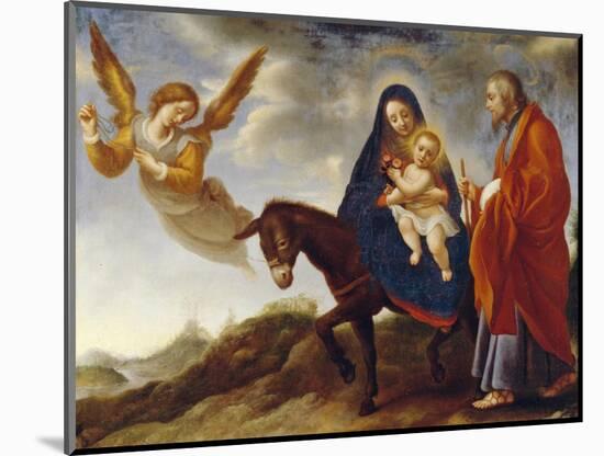 The Flight into Egypt, c.1648/50-Carlo Dolci-Mounted Premium Giclee Print