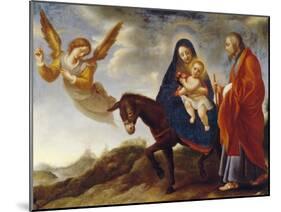 The Flight into Egypt, c.1648/50-Carlo Dolci-Mounted Giclee Print