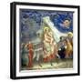 The Flight into Egypt, circa 1305-Giotto di Bondone-Framed Giclee Print