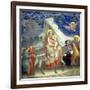 The Flight into Egypt, circa 1305-Giotto di Bondone-Framed Giclee Print