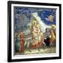 The Flight into Egypt, circa 1305-Giotto di Bondone-Framed Giclee Print