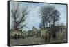 The Flight into Egypt circa 1905-Hans Olaf Heyerdahl-Framed Stretched Canvas