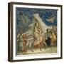 The Flight into Egypt, Detail from Life and Passion of Christ, 1303-1305-Giotto di Bondone-Framed Giclee Print