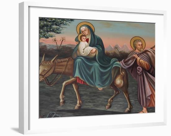 The Flight into Egypt, St. Anthony Coptic Church, Jerusalem, Israel, Middle East-Godong-Framed Photographic Print