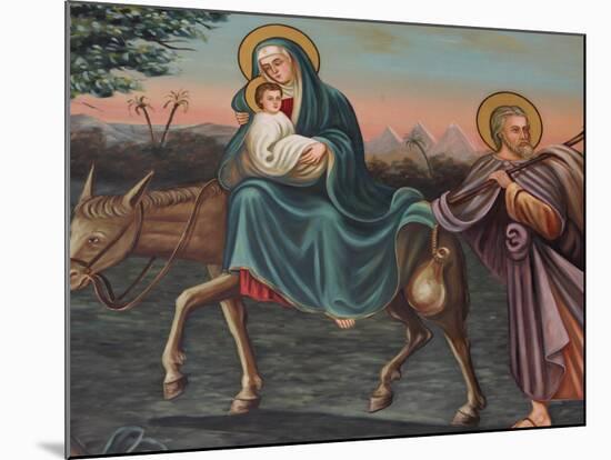 The Flight into Egypt, St. Anthony Coptic Church, Jerusalem, Israel, Middle East-Godong-Mounted Photographic Print