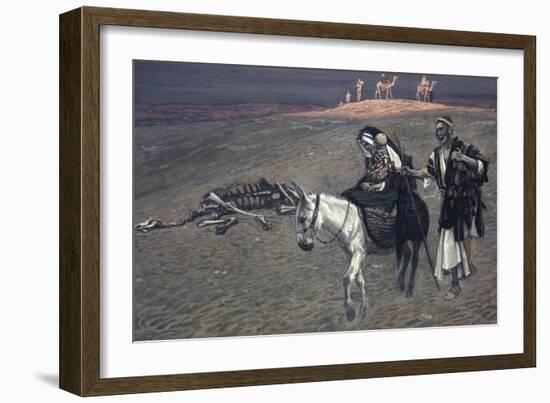 The Flight into Egypt-James Tissot-Framed Giclee Print