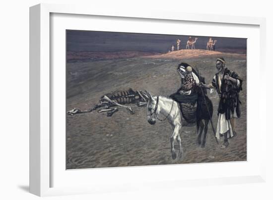 The Flight into Egypt-James Tissot-Framed Giclee Print