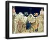 The Flight into Egypt-Giotto di Bondone-Framed Giclee Print