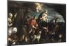 The Flight into Egypt-Jacopo Bassano-Mounted Giclee Print