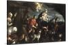 The Flight into Egypt-Jacopo Bassano-Stretched Canvas