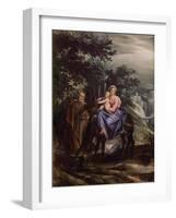 The Flight Into Egypt-Giuseppe Cesari Arpino-Framed Giclee Print