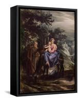 The Flight Into Egypt-Giuseppe Cesari Arpino-Framed Stretched Canvas