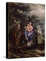 The Flight Into Egypt-Giuseppe Cesari Arpino-Stretched Canvas