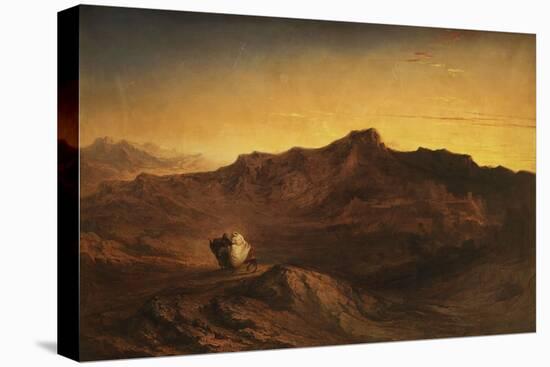 The Flight into Egypt-John Martin-Stretched Canvas