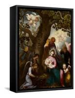 The Flight into Egypt-Abraham Bloemaert-Framed Stretched Canvas