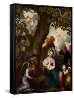 The Flight into Egypt-Abraham Bloemaert-Framed Stretched Canvas