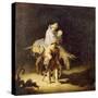 The Flight into Egypt-Gerrit or Gerard Dou-Stretched Canvas