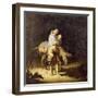 The Flight into Egypt-Gerrit or Gerard Dou-Framed Giclee Print