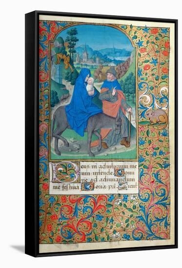 The Flight into Egypt-French School-Framed Stretched Canvas
