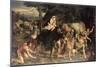 The Flight into Egypt-Jacopo Bassano-Mounted Giclee Print