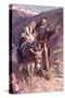 The Flight into Egypt-Harold Copping-Stretched Canvas